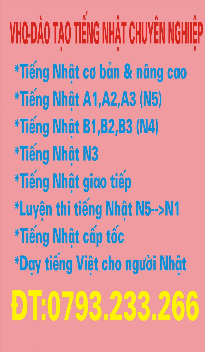 Trung tâm dạy tiếng Nhật Bản An Dương Hải Phòng